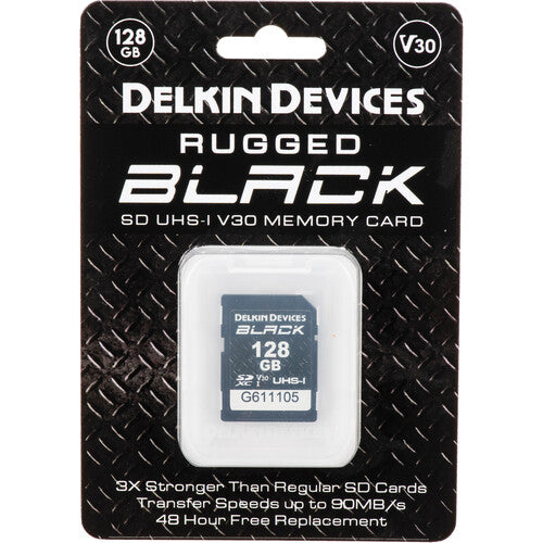 Delkin Devices Tarjeta de Memoria SDXC 128GB UHS-I 90MB/s con Estuche