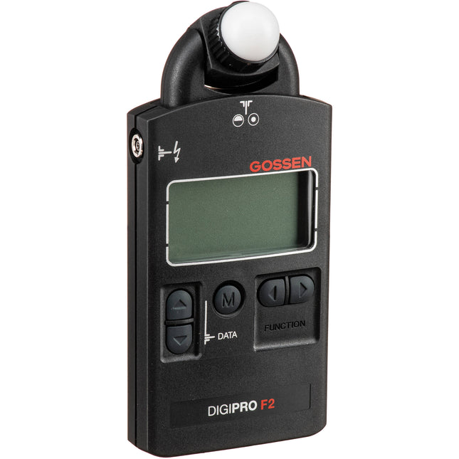 Gossen DigiPro F2 Medidor de Luz Ambiental y Flash con Modos Cine y Precisión ±0.1 EV y Correa de Cuello