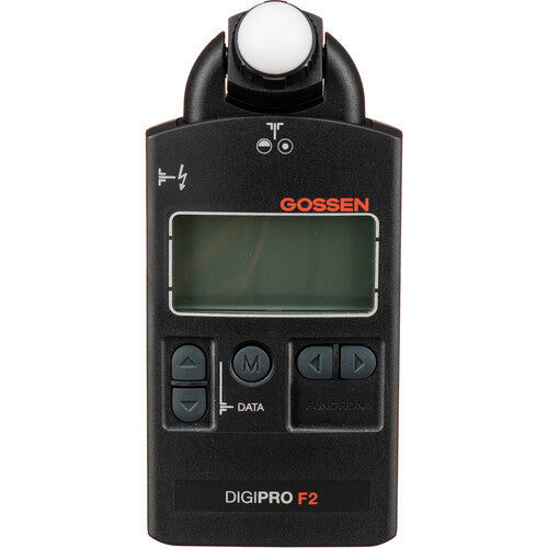Gossen DigiPro F2 Medidor de Luz Ambiental y Flash con Modos Cine y Precisión ±0.1 EV y Correa de Cuello
