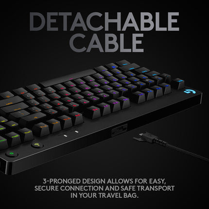 Logitech G Pro Teclado Mecánico GX Blue USB Diseño Tenkeyless RGB