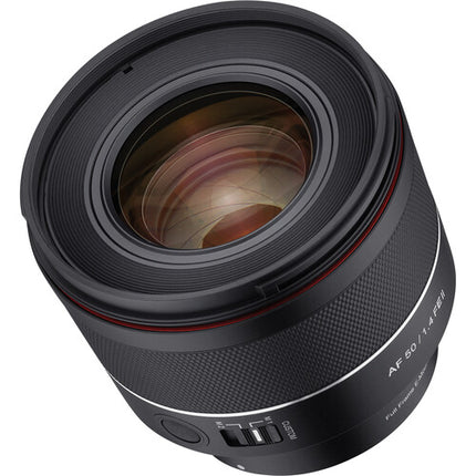 Samyang AF 50mm f1.4 FE II Objetivo para Sony E Formato Completo 11 Elementos 9 Laminas