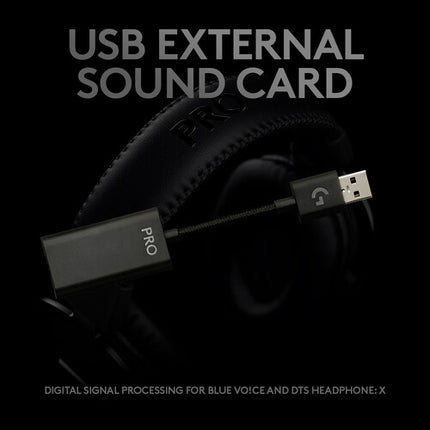 Logitech G PRO X Auriculares Gaming Drivers 50mm Sonido Surround 7.1