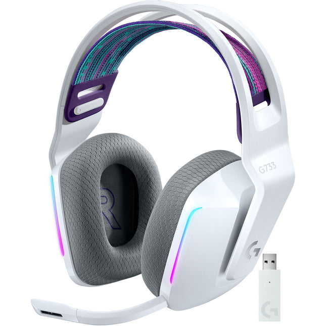 Logitech G G733 LIGHTSPEED Auriculares Gaming Inalámbricos RGB 40mm 29h Batería
