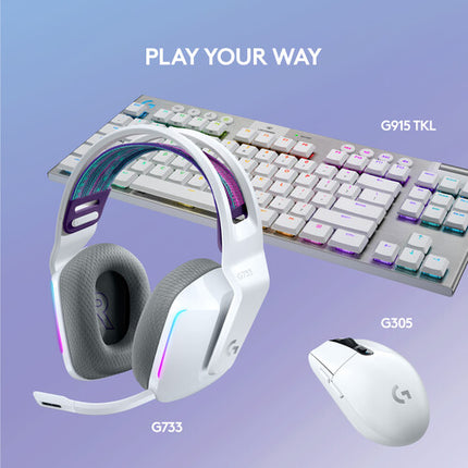 Logitech G G733 LIGHTSPEED Auriculares Gaming Inalámbricos RGB 40mm 29h Batería
