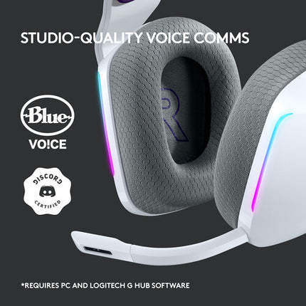 Logitech G G733 LIGHTSPEED Auriculares Gaming Inalámbricos RGB 40mm 29h Batería
