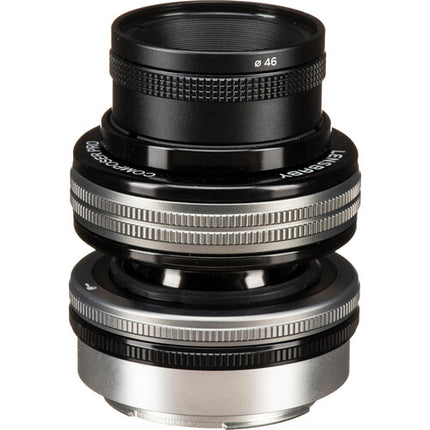 Lensbaby Composer Pro II para Canon RF Óptica Sweet 80 f2.8-22 con bolsa microfibra