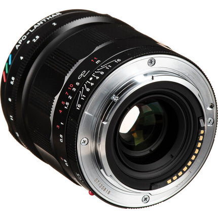 Voigtlander APO-LANTHAR 35mm f/2 Lente Asférica Full Frame con Parasol Metálico