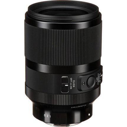 Sigma 35mm f/1.4 DG DN Art objetivo para Sony E foco mínimo 30cm apertura f/1.4