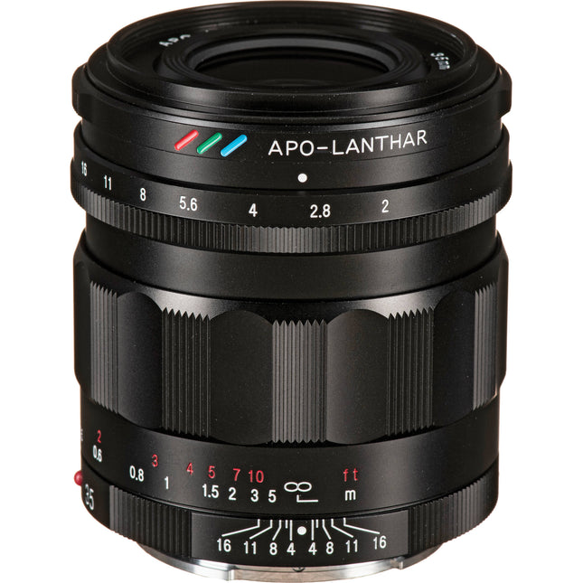Voigtlander APO-LANTHAR 35mm f/2 Lente Asférica Full Frame con Parasol Metálico