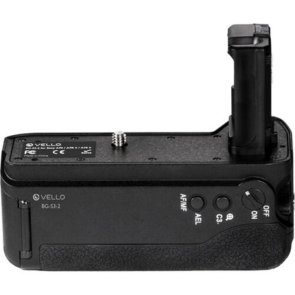 Vello BG-S3-2 Empuñadura de Batería para Sony Alpha a7 II con Control Vertical y Doble Batería
