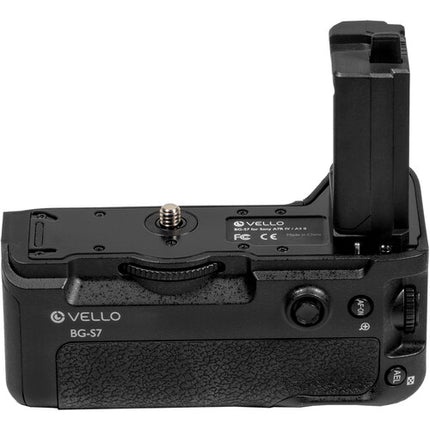 Vello BG-S7 Empuñadura de Batería para Cámaras Sony con Soporte Dual y Control Vertical