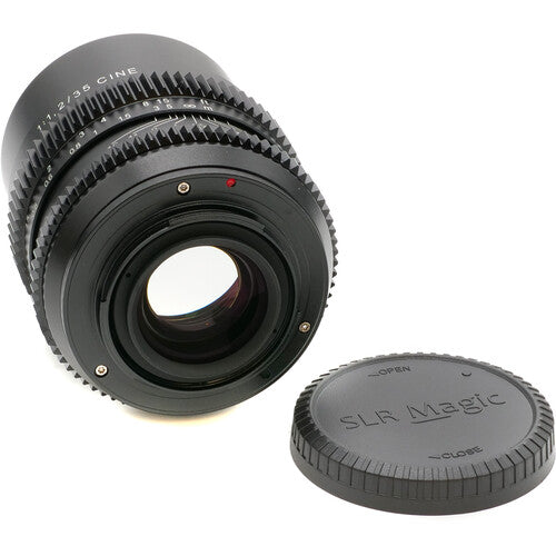 SLR Magic Cine 35mm f1.2 Lente Gran Angular Fuji X-Mount Filtro 52mm