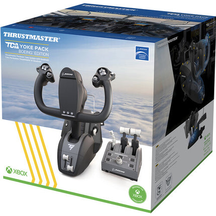 Thrustmaster TCA Yoke Pack Boeing Edition Flight Stick y Quadrant 150° rotación 35 botones
