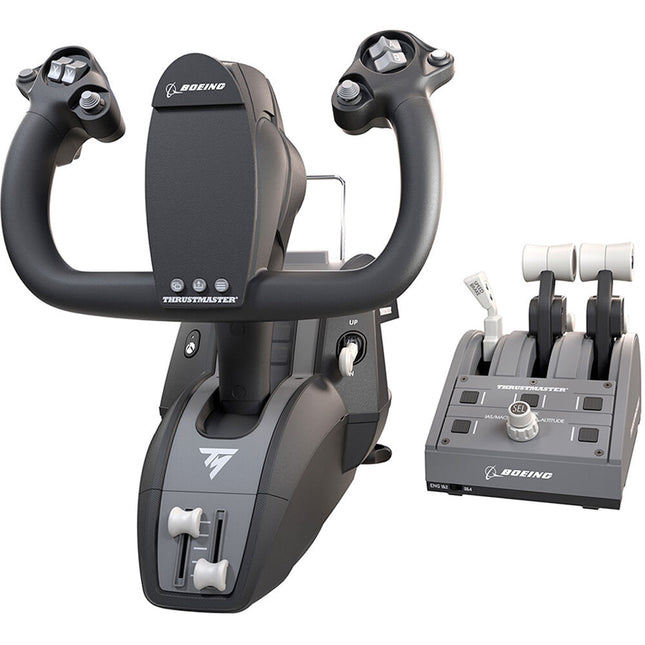 Thrustmaster TCA Yoke Pack Boeing Edition Flight Stick y Quadrant 150° rotación 35 botones