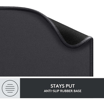 Logitech Studio Series Alfombrilla para Ratón Graphite Antideslizante Spill-Resistente