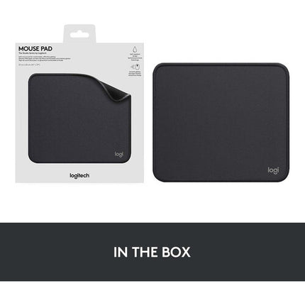 Logitech Studio Series Alfombrilla para Ratón Graphite Antideslizante Spill-Resistente