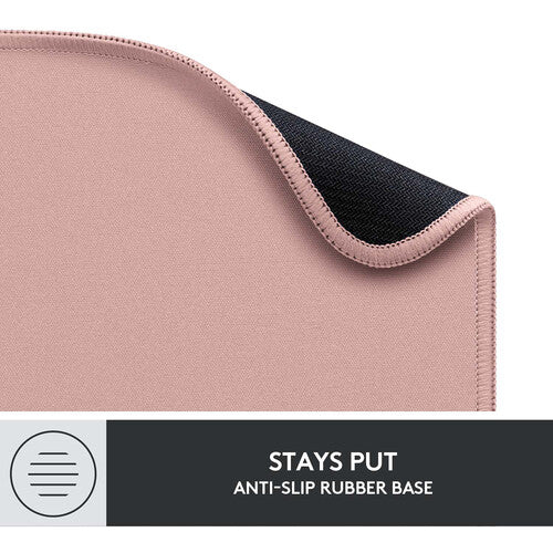 Logitech Studio Series Alfombrilla para Ratón Rosa Oscuro Base Antideslizante Resistente