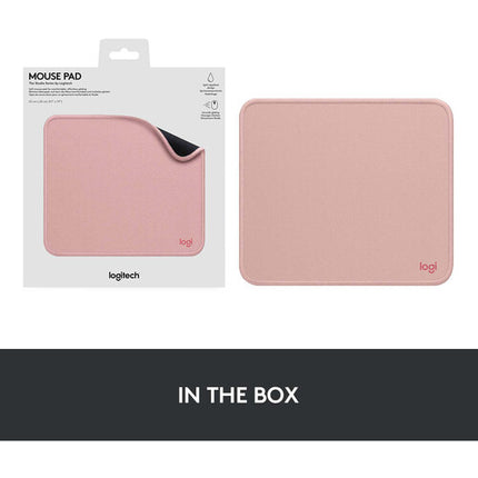 Logitech Studio Series Alfombrilla para Ratón Rosa Oscuro Base Antideslizante Resistente