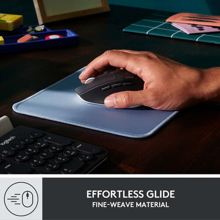 Logitech Studio Series Alfombrilla para Ratón Azul Gris Antideslizante Resistente