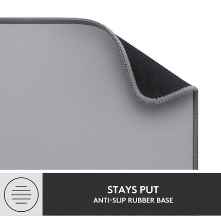 Logitech Studio Series Alfombrilla para Escritorio 27.6 x 11.8 Pulgadas Gris Medio