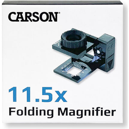 Carson Model LT-10 11.5x Lupa Iluminada para Tela Portable y Ligera