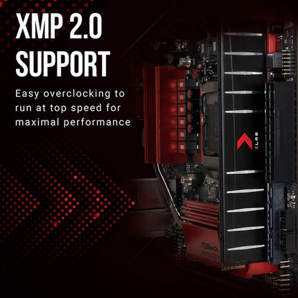 PNY 32GB XLR8 Memoria DDR4 3200 MHz Low-Profile Kit 2x16GB