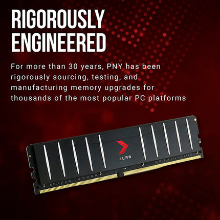 PNY 32GB XLR8 Memoria DDR4 3200 MHz Low-Profile Kit 2x16GB