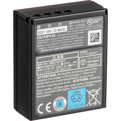 Batería Olympus BLH-1 7.4V 1720mAh para cámara OM-D E-M1 Mark II