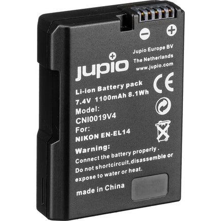 Jupio EN-EL14A Batería de Litio 7.4V 1100mAh para Nikon con Garantía 3 Años