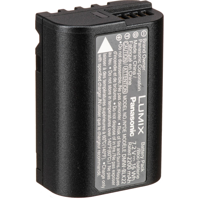 Batería Panasonic DMW-BLK22 Litio 7.2V 2200mAh para Lumix DC-S5