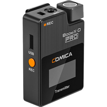 Comica Audio BoomX-D PRO D2 Sistema de Micrófono Inalámbrico Digital Ultracompacto 2 Canales 48 Horas Grabación Negro