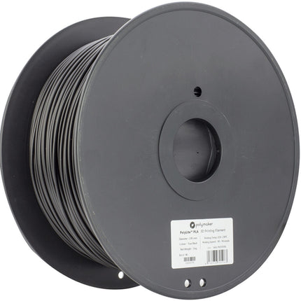 Polymaker PolyMax PLA Filamento 2.85mm Negro 3kg Temperatura 374-446°F Velocidad 40-60mm/s