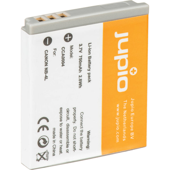 Batería de Ion de Litio Jupio NB-4L 3.7V 700mAh para Canon con garantía 3 años