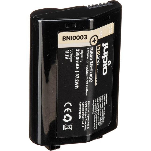 Jupio ProLine Batería Li-Ion 11.1V 3350mAh para Nikon EN-EL4 EN-EL4A