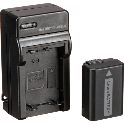Bescor NPFW50 Kit de batería cargador AC y adaptador USB para Sony Alpha y Cyber-shot