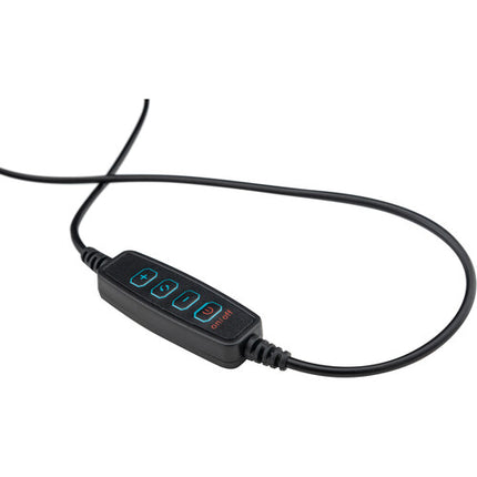 Mackie Kit de Luz Anular LED 10" 3 Colores Control Remoto Bluetooth y Soporte Ajustable