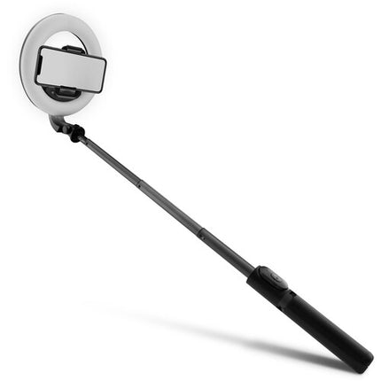 Mackie Kit de Luz Anular LED de 6" con Selfie Stick Convertible y Control Bluetooth