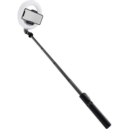 Mackie Kit de Luz Anular LED de 6" con Selfie Stick Convertible y Control Bluetooth