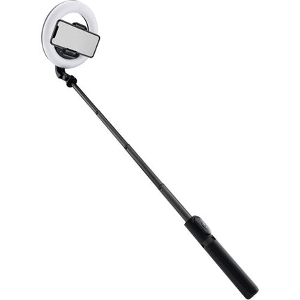 Mackie Kit de Luz Anular LED de 6" con Selfie Stick Convertible y Control Bluetooth