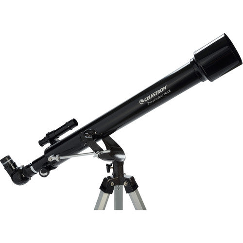 Celestron PowerSeeker 60 60mm f12 Refractor Telescopio con Tripode y Lentes