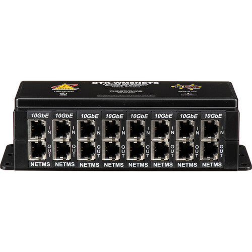 DITEK 8 Canales Protector de Sobretensión para Red Montaje en Pared 20kA 10-Gigabit Ethernet
