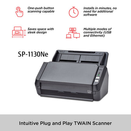 Ricoh Image Scanner SP-1130Ne Escáner con Resolución 600 dpi Velocidad 20 ppm