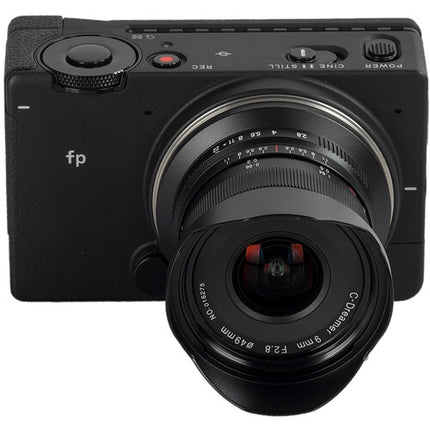 Venus Optics Laowa 9mm f/2.8 Zero-D objetivo para Leica L con parasol integrado y recubrimiento repelente