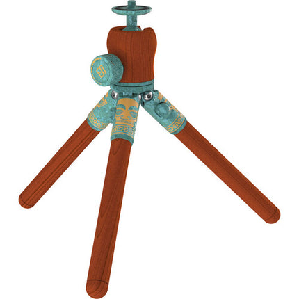 iFootage Timberpod Mini Trípode de Madera de Rosa 7.1 Pulgadas Capacidad 8.8 lb Oxidado Bronze