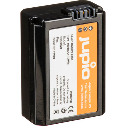 Jupio NP-FW50 Batería de Ion de Litio 7.4V 1030mAh Reemplazo Sony