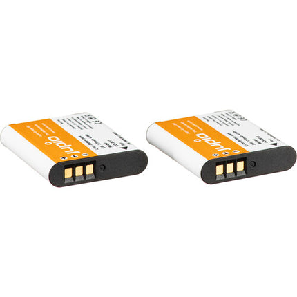 Jupio Par de Baterías LI-90B 1270mAh y Cargador USB para Cámara