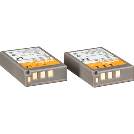 Jupio Pack de baterías PS-BLS5 1210mAh y cargador dual USB para cámaras Olympus