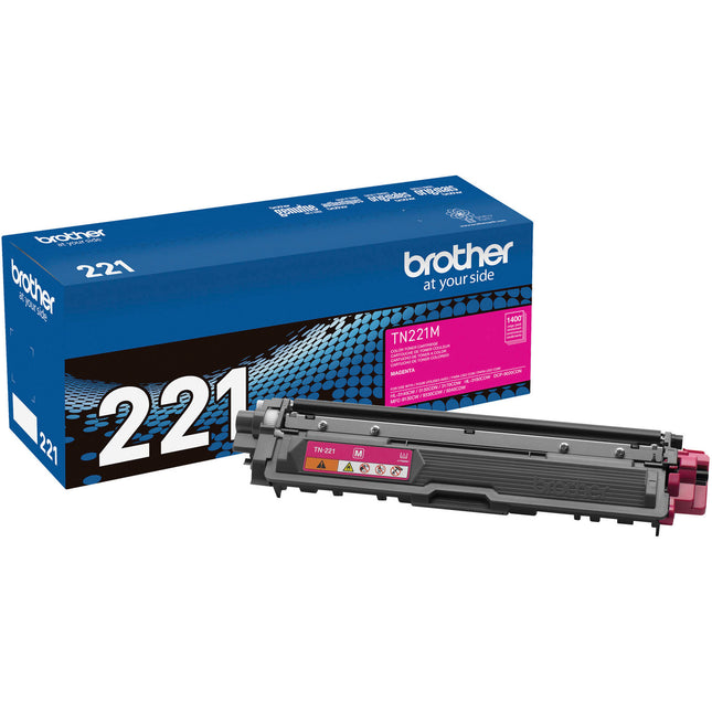 Cartucho de tóner magenta Brother TN221M estándar para impresoras láser HL MFC