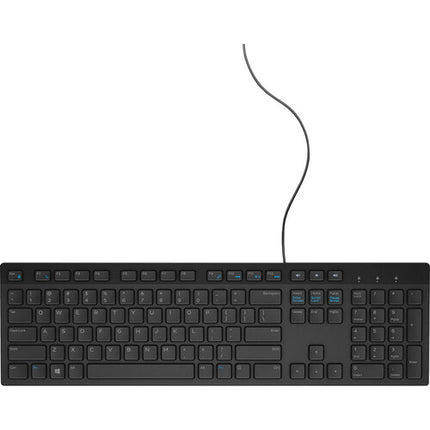 Dell KB216 Teclado Multimedia con Conexión USB y Teclas Chiclet Resistente a Derrames