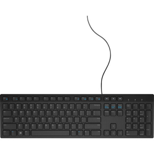 Dell KB216 Teclado Multimedia con Conexión USB y Teclas Chiclet Resistente a Derrames